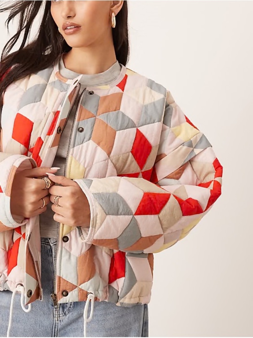 ASOS Arrange Quilt Jacket Medium